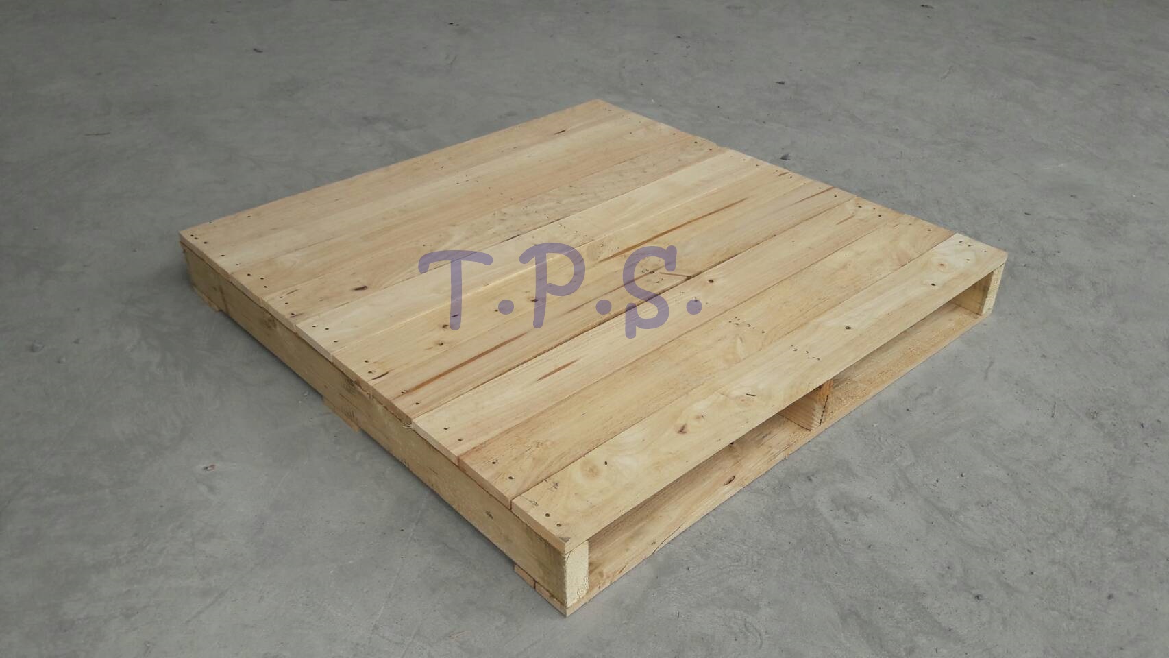 พาเลทขาตรง (Stringer) ปูพื้นทึบ